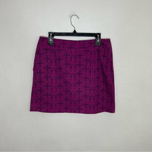 ANNIKA Cutter Buck Berry Purple Navy GOLF SKORT with Pockets Size 10 - Picture 11 of 11